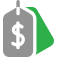 Price tag icon for affordable automotive maintenance and repair services at Pete Kelley’s in Phoenix.